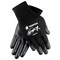 Mcr Safety Coated Gloves, Nylon, Spandex, Bi-Polymer, Black, S 1 PR N9674S - alternate 1